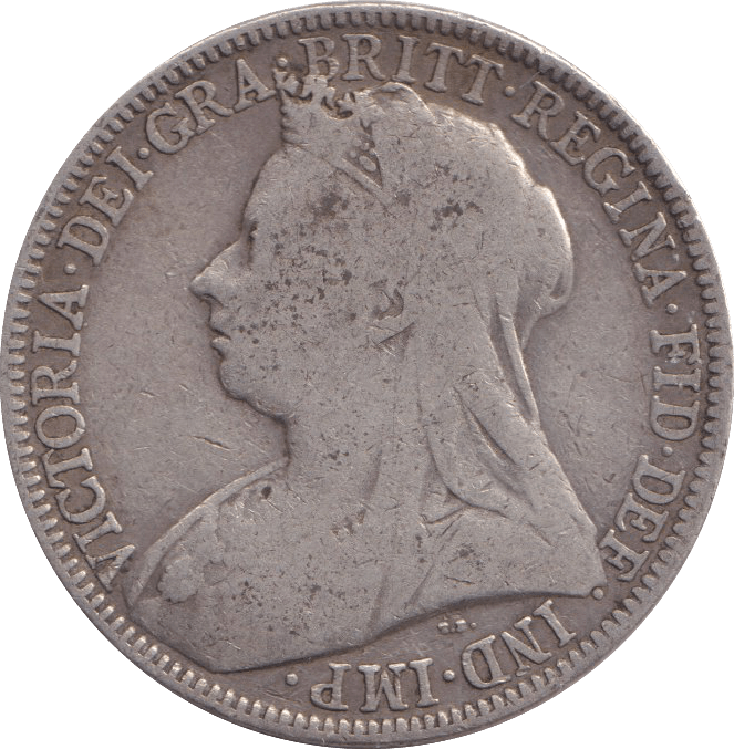 1901 TWO SHILLINGS ( FINE ) - TWO SHILLINGS - Cambridgeshire Coins