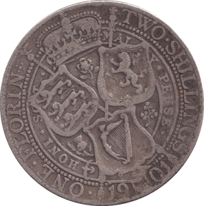 1901 TWO SHILLINGS ( FINE ) - TWO SHILLINGS - Cambridgeshire Coins