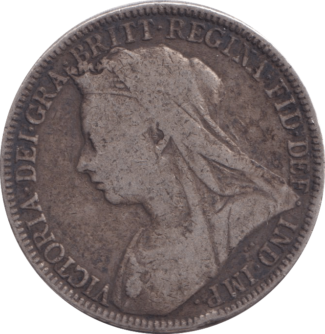 1901 TWO SHILLINGS ( FINE ) - TWO SHILLINGS - Cambridgeshire Coins