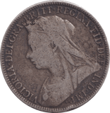 1901 TWO SHILLINGS ( FINE ) - TWO SHILLINGS - Cambridgeshire Coins