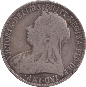 1901 TWO SHILLINGS ( FINE ) - TWO SHILLINGS - Cambridgeshire Coins