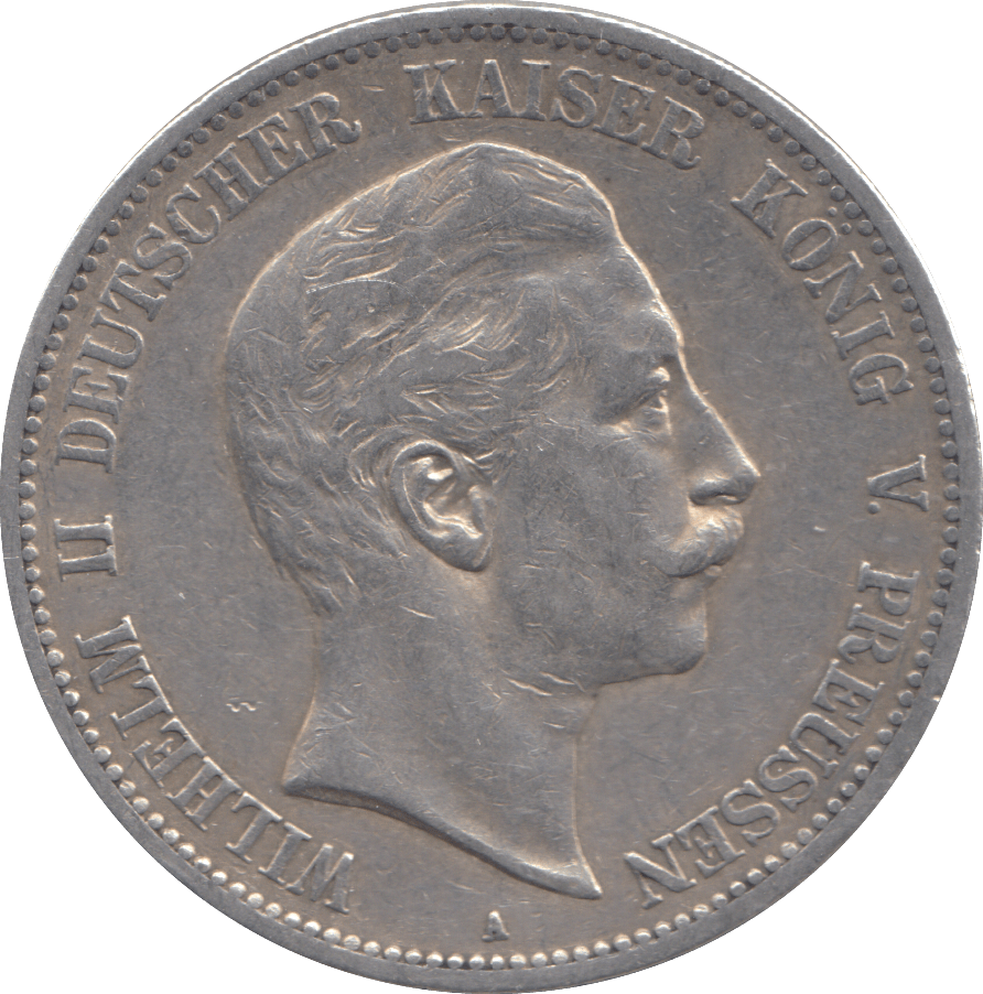 1902 5 MARK GERMANY - WORLD COINS - Cambridgeshire Coins