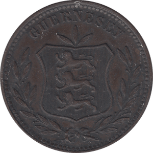 1902 8 DOUBLES GUERNSEY - WORLD COINS - Cambridgeshire Coins