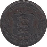 1902 8 DOUBLES GUERNSEY - WORLD COINS - Cambridgeshire Coins