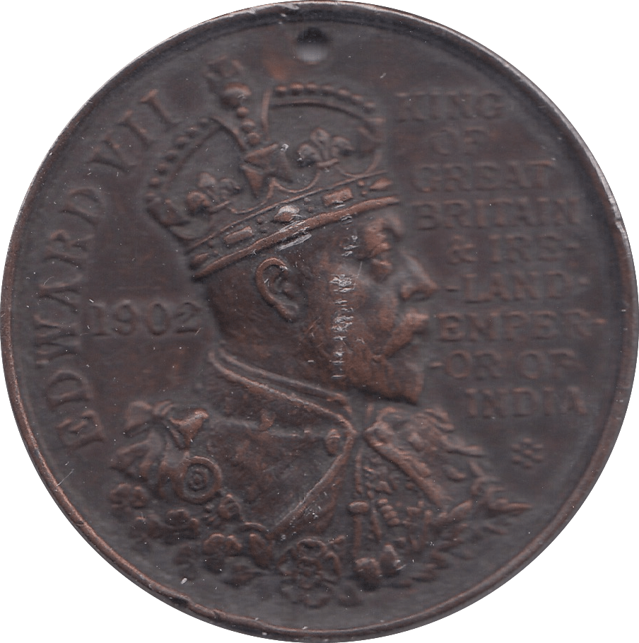 1902 BOROUGH OF CAMBRIDGE CORONATION MEDAL - MEDALS & MEDALLIONS - Cambridgeshire Coins