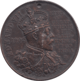 1902 BOROUGH OF CAMBRIDGE CORONATION MEDAL - MEDALS & MEDALLIONS - Cambridgeshire Coins
