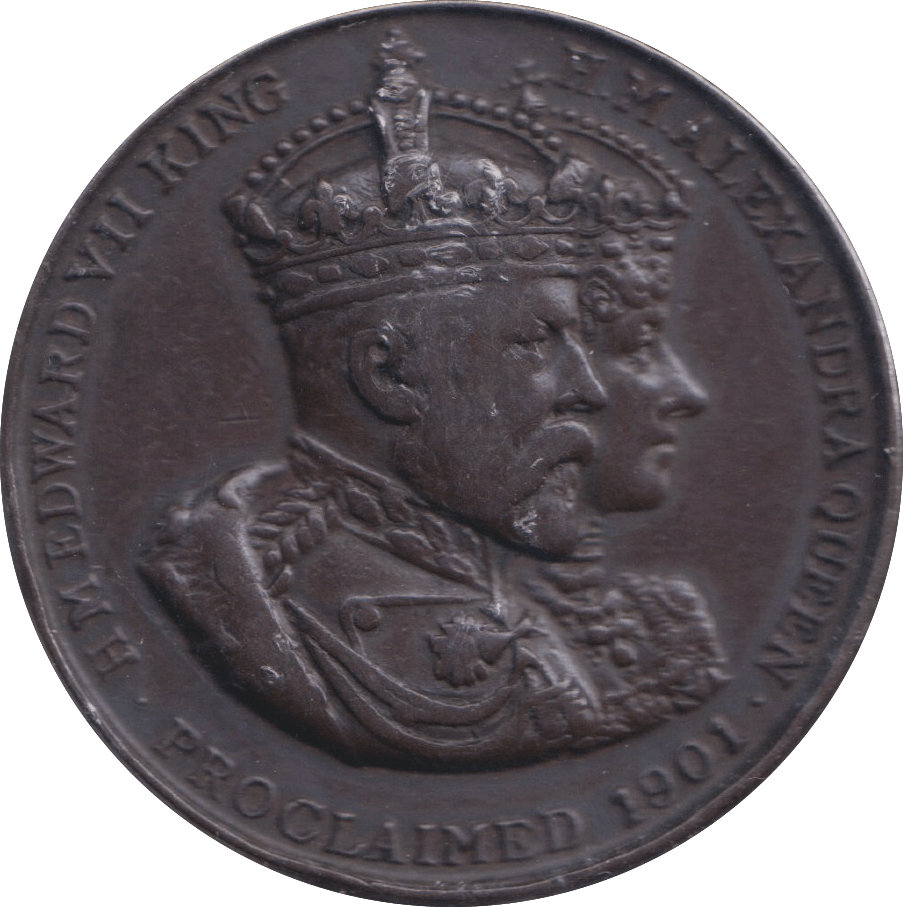 1902 CORONATION MEDALLION EDWARD VII - MEDALS & MEDALLIONS - Cambridgeshire Coins