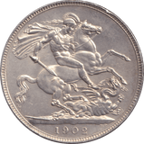1902 CROWN ( AUNC ) - CROWN - Cambridgeshire Coins