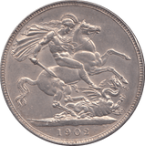 1902 CROWN ( AUNC ) - CROWN - Cambridgeshire Coins