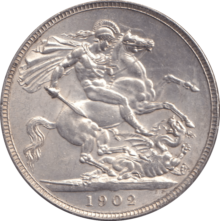 1902 CROWN ( AUNC ) - CROWN - Cambridgeshire Coins