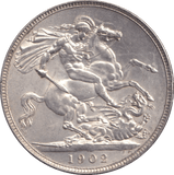 1902 CROWN ( AUNC ) - CROWN - Cambridgeshire Coins