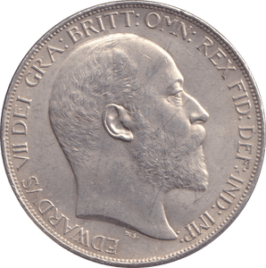 1902 CROWN ( AUNC ) - CROWN - Cambridgeshire Coins