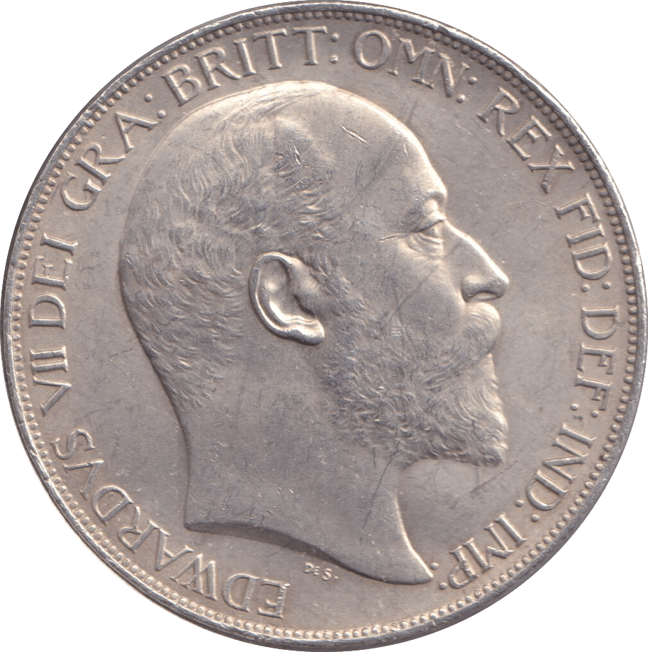 1902 CROWN ( AUNC ) - CROWN - Cambridgeshire Coins