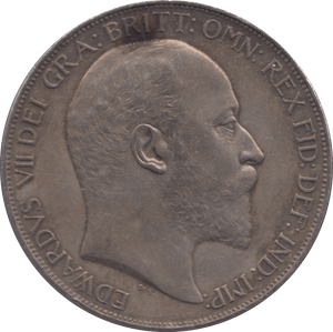 1902 CROWN ( AUNC ) - CROWN - Cambridgeshire Coins