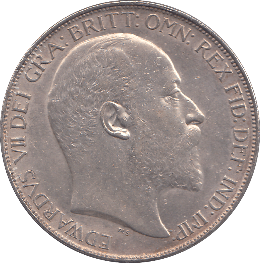 1902 CROWN ( AUNC ) - CROWN - Cambridgeshire Coins