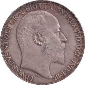1902 CROWN ( AUNC ) - CROWN - Cambridgeshire Coins