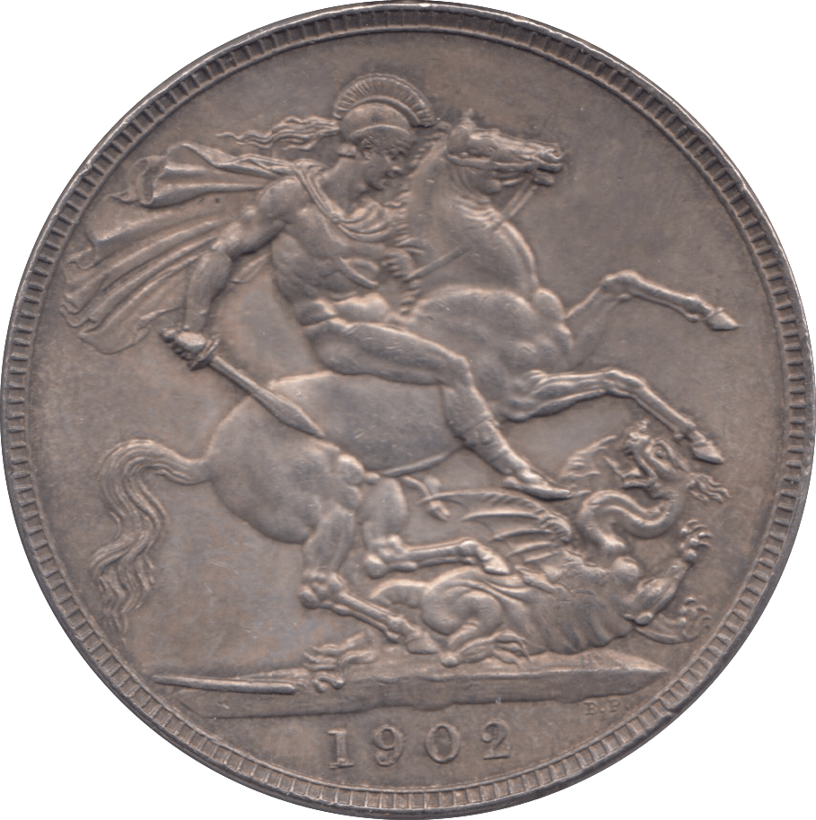 1902 CROWN ( AUNC ) - CROWN - Cambridgeshire Coins