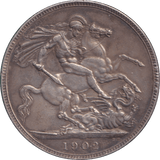 1902 CROWN ( EF ) - CROWN - Cambridgeshire Coins