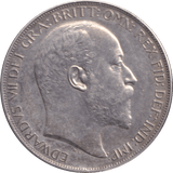 1902 CROWN ( EF ) - CROWN - Cambridgeshire Coins