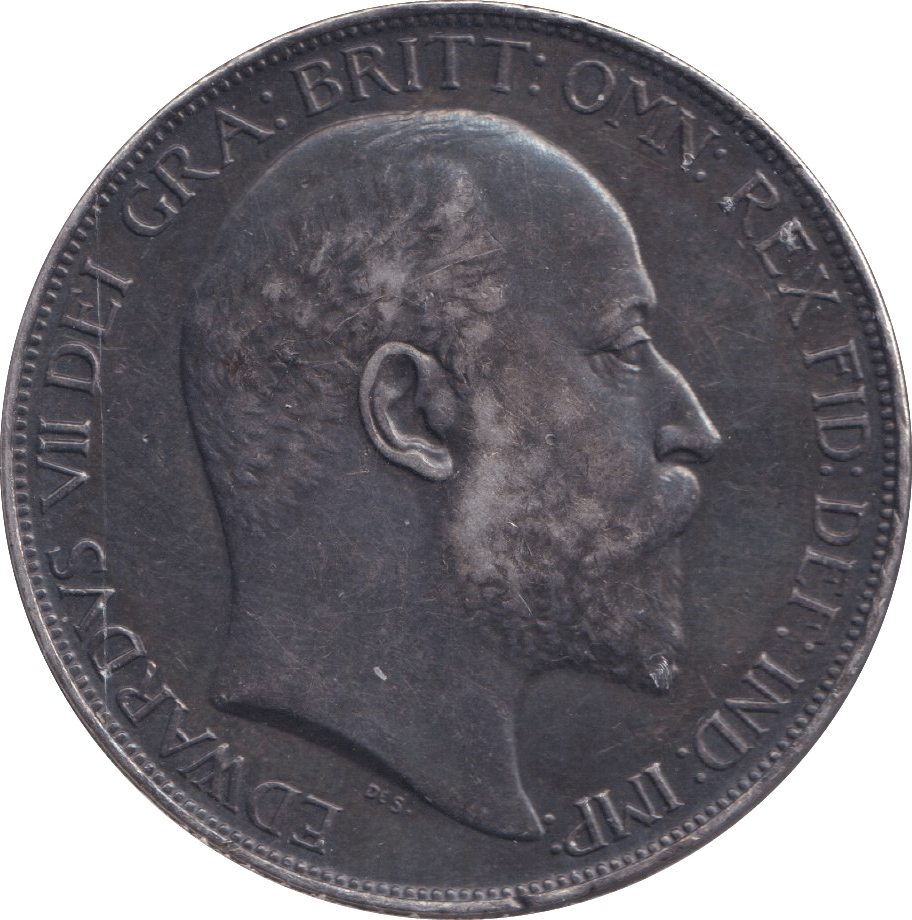 1902 CROWN ( EF ) - CROWN - Cambridgeshire Coins