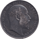 1902 CROWN ( EF ) - CROWN - Cambridgeshire Coins