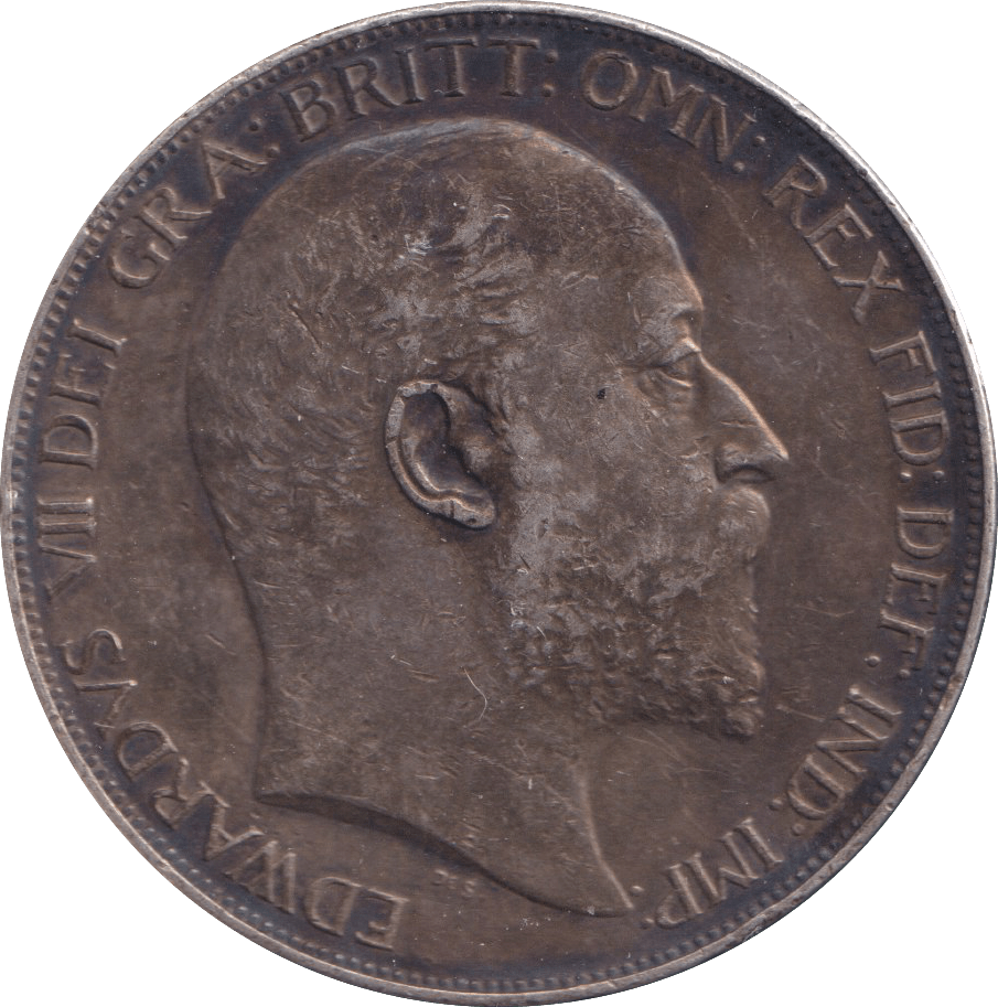1902 CROWN ( EF ) - CROWN - Cambridgeshire Coins