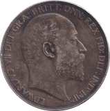 1902 CROWN ( EF ) - CROWN - Cambridgeshire Coins