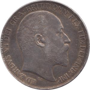 1902 CROWN ( EF ) - CROWN - Cambridgeshire Coins