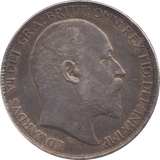 1902 CROWN ( EF ) - CROWN - Cambridgeshire Coins