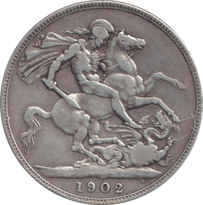 1902 CROWN ( FINE ) - CROWN - Cambridgeshire Coins