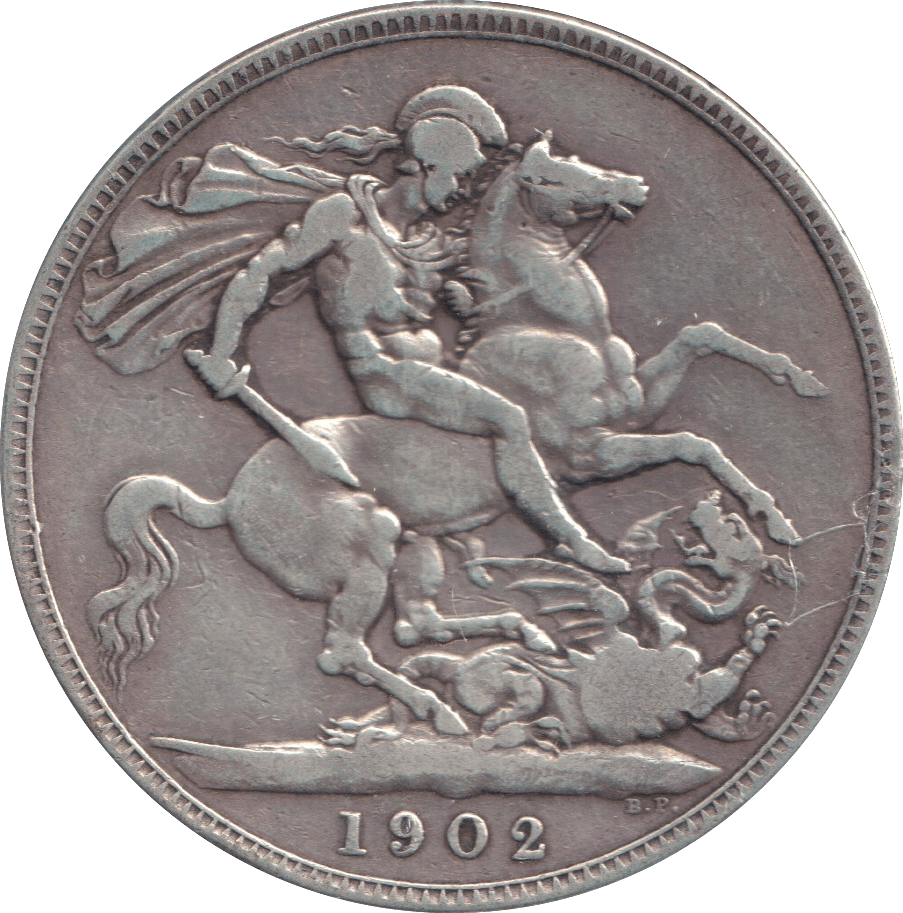 1902 CROWN ( FINE ) - CROWN - Cambridgeshire Coins