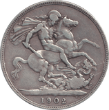 1902 CROWN ( FINE ) - CROWN - Cambridgeshire Coins