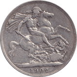 1902 CROWN ( FINE ) - CROWN - Cambridgeshire Coins