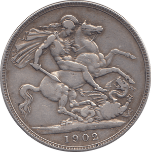 1902 CROWN ( GF ) - CROWN - Cambridgeshire Coins