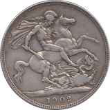 1902 CROWN ( GF ) - CROWN - Cambridgeshire Coins