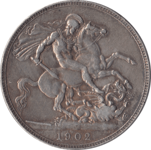 1902 CROWN ( GF ) - CROWN - Cambridgeshire Coins