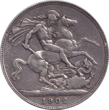 1902 CROWN ( GF ) - CROWN - Cambridgeshire Coins