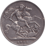 1902 CROWN ( GF ) - CROWN - Cambridgeshire Coins