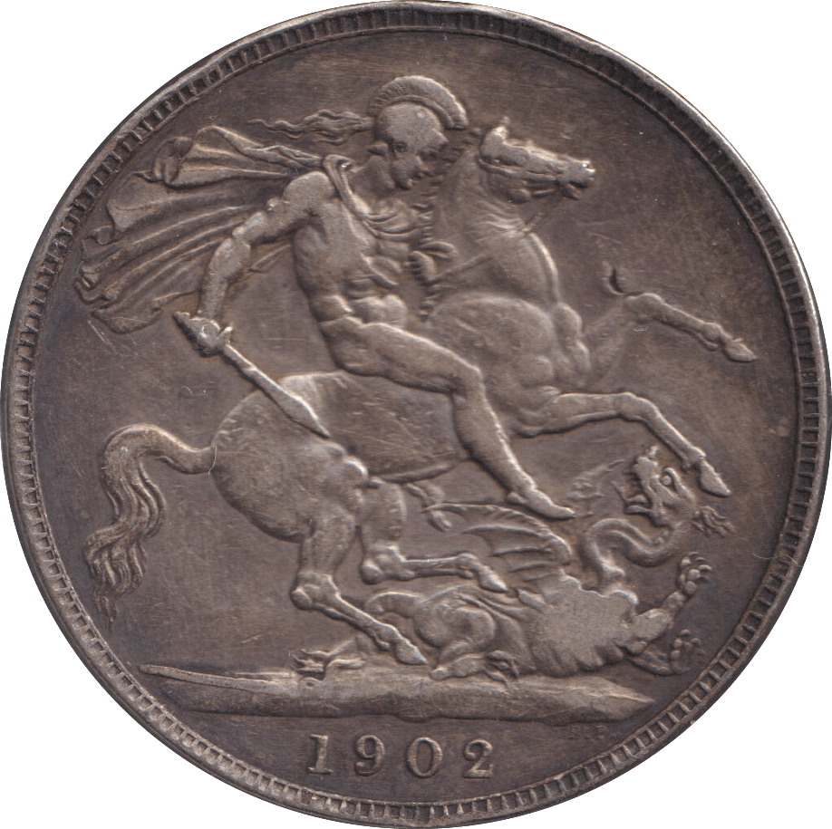 1902 CROWN ( GF ) - CROWN - Cambridgeshire Coins