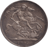 1902 CROWN ( GF ) - CROWN - Cambridgeshire Coins