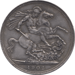 1902 CROWN ( GF ) - CROWN - Cambridgeshire Coins