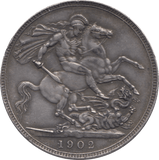 1902 CROWN ( GF ) - CROWN - Cambridgeshire Coins