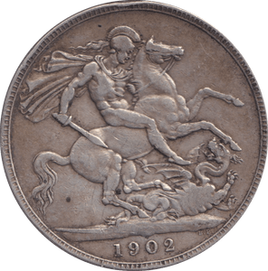 1902 CROWN ( GF ) - CROWN - Cambridgeshire Coins