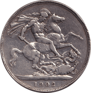 1902 CROWN ( GF ) - CROWN - Cambridgeshire Coins
