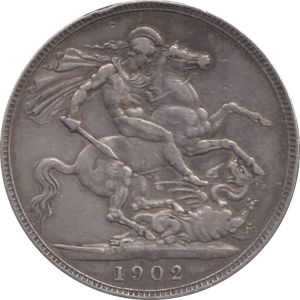 1902 CROWN ( GF ) - CROWN - Cambridgeshire Coins
