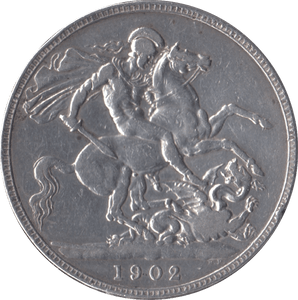 1902 CROWN ( GF ) - CROWN - Cambridgeshire Coins