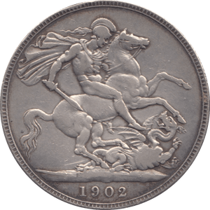 1902 CROWN ( GF ) - CROWN - Cambridgeshire Coins