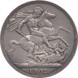 1902 CROWN ( GF ) - CROWN - Cambridgeshire Coins