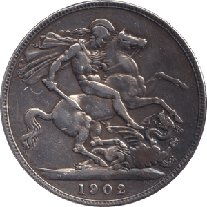 1902 CROWN ( GF ) - CROWN - Cambridgeshire Coins