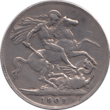 1902 CROWN ( GF ) - CROWN - Cambridgeshire Coins